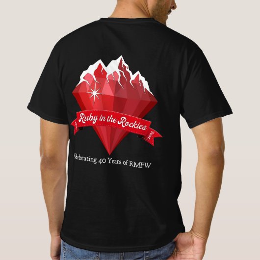 Ruby in den Rockies T-Shirt (Rückseite)