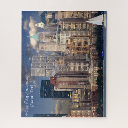 Ruby-Jahrestag. Puzzle (Vertikal)