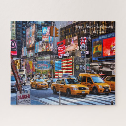 Ruby-Jahrestag. Puzzle (Horizontal)