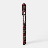 Ruby Jewel Pattern iPhone 16 Hülle (Linke Seite)