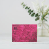 Ruby Jewel Tone Business Card Visitenkarte (Stehend Vorderseite)