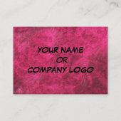 Ruby Jewel Tone Business Card Visitenkarte (Rückseite)