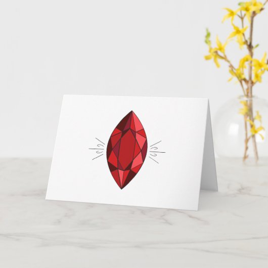 Ruby Karte (Gelbe Blume)