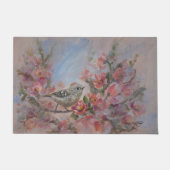 Ruby Kinglet Bird Fußmatte (Vorderseite)