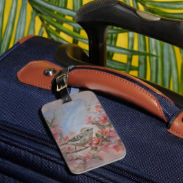 Ruby Kinglet Bird Gepäckanhänger