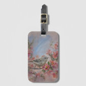 Ruby Kinglet Bird Gepäckanhänger (Vorderseite Vertikal)