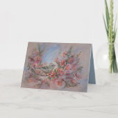 Ruby Kinglet Bird Karte (Vorderseite)