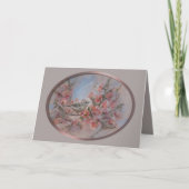 Ruby Kinglet Bird Karte (Vorderseite)