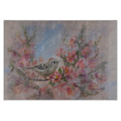 Ruby Kinglet Bird Schneidebrett (Vorderseite)