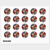 Ruby Kristall Bow Stickers (Blatt)