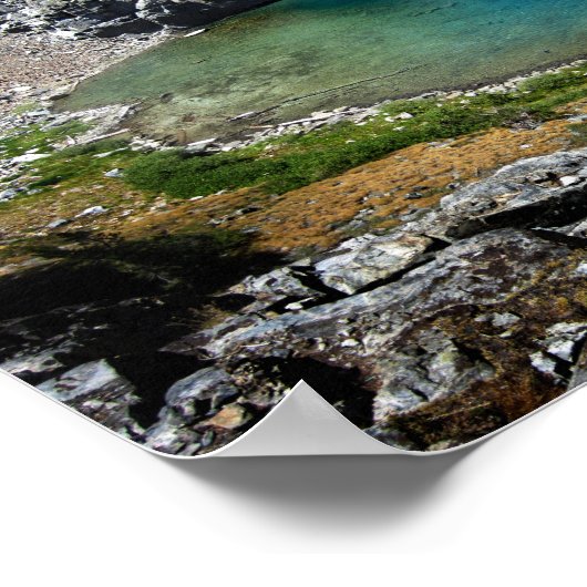 Ruby Lake - John Muir Trail - Sierra Nevada Poster (Ecke)