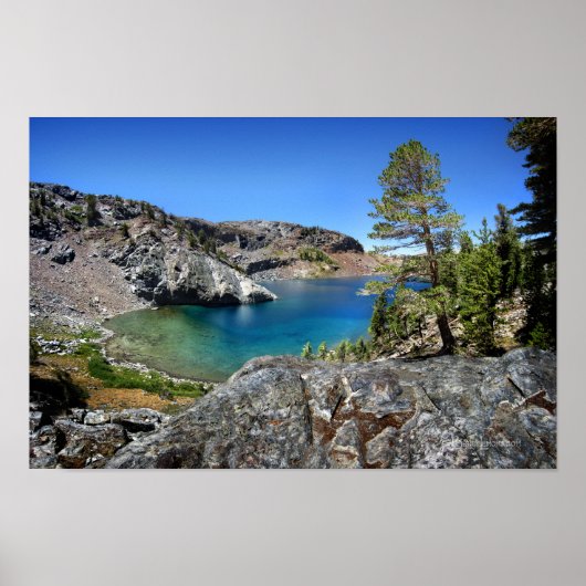 Ruby Lake - John Muir Trail - Sierra Nevada Poster (Vorne)
