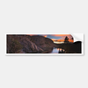 Ruby Lake Sunset - John Muir Trail - Sierra Nevada Autoaufkleber
