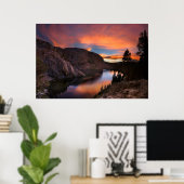Ruby Lake Sunset - John Muir Trail - Sierra Nevada Poster (Heimbüro)