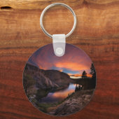 Ruby Lake Sunset - John Muir Trail - Sierra Nevada Schlüsselanhänger (Vorderseite)