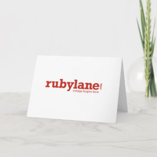 Ruby Lane Dankeskarten - 18 cm x 13 cm Dankeskarte