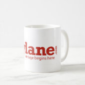 Ruby Lane-Kaffeetasse nach Maß Kaffeetasse (VorderseiteRechts)