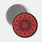Ruby Liebe kaleidoscope Magnet (Vorderseite/Rückseite)