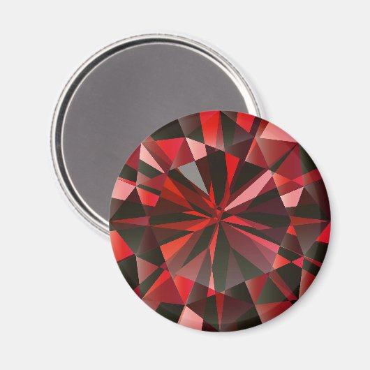Ruby Magnet (Vorderseite/Rückseite)