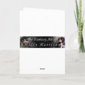 Ruby Mermaid Greeting Card Karte (Rückseite)