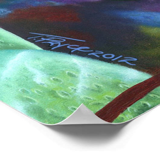 Ruby Mermaid Poster (Ecke)