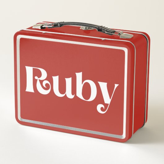 Ruby Metall Brotdose (Rückseite)