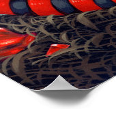 Ruby Moon ART DRINT Ruby Dragonling Dragon Fairy Poster (Ecke)