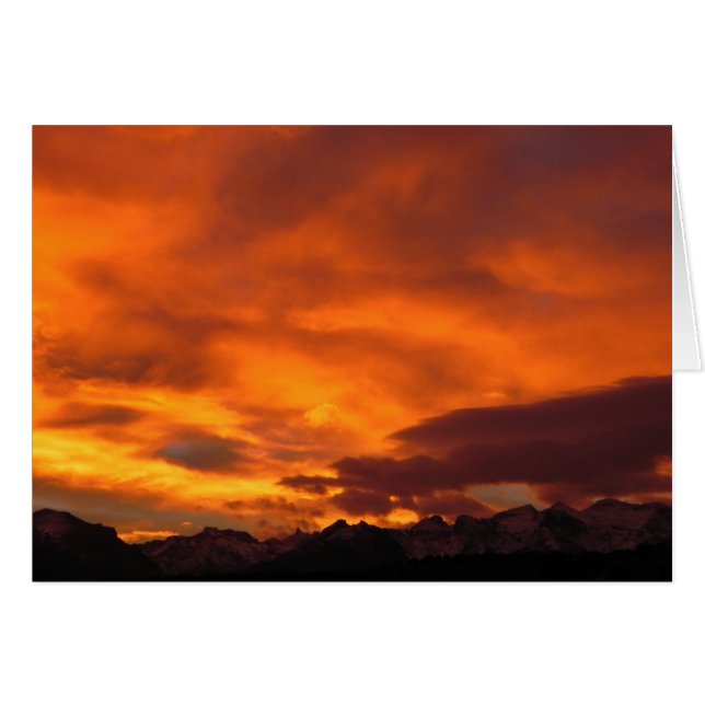 Ruby Mountain Sunset (Vorderseite (Horizontal))