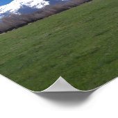 Ruby Mountains im April Poster (Ecke)