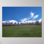 Ruby Mountains im April Poster (Vorne)