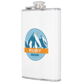 Ruby Mountains Nevada Stars Moon Flachmann (Links)