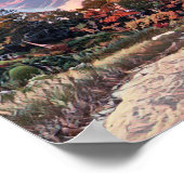 Ruby Ocean Sunset Poster (Ecke)
