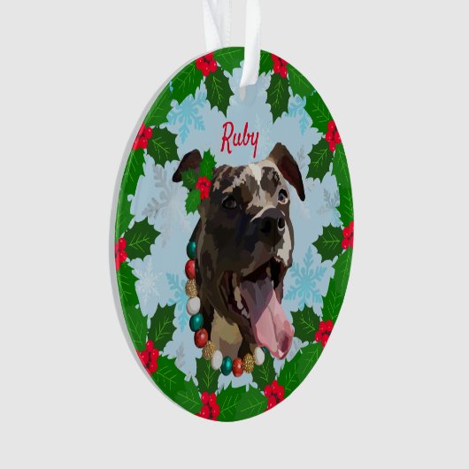 Ruby-Ornament Ornament (Vorderseite)