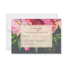 Ruby Pink Peony Ivory Floral Wedding