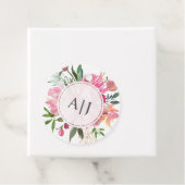 Ruby Pink Pfingstrose Florale Botanische Hochzeit Geschenkanhänger (Beispiel)