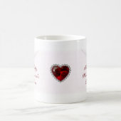 Ruby Pink Valentinstag Tasse (Mittel)