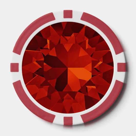 Ruby Pokerchips (Vorderseite)