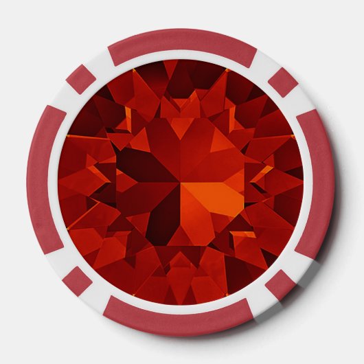 Ruby Pokerchips (Rückseite)