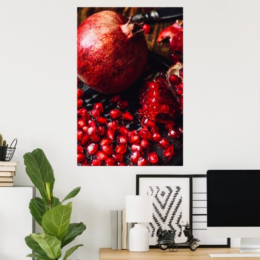 Ruby Pomegranat Poster (Heimbüro)