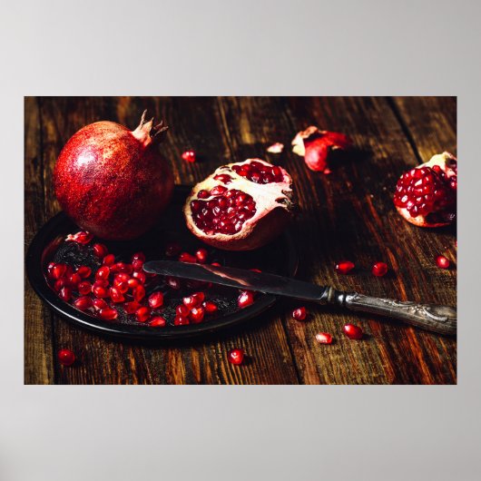 Ruby Pomegranat Poster (Vorne)