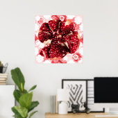 Ruby Pomegranate Fruit Poster (Heimbüro)