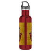 Ruby Pomegranate Heart Red Bird Hamsa Edelstahlflasche (Rückseite)