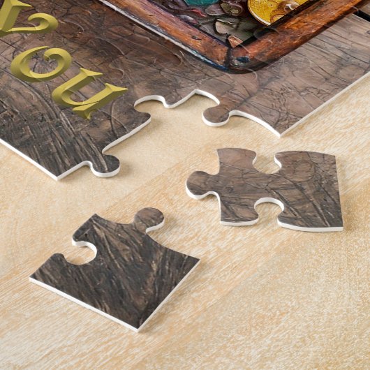 Ruby Pomegranate Heart Steampunk Serie Puzzle (Seite)