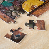 Ruby Pomegranate Heart Steampunk Serie Puzzle (Seite)