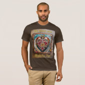 Ruby Pomegranate Heart Steampunk Serie T-Shirt (Vorne ganz)