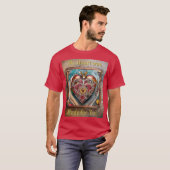 Ruby Pomegranate Heart Steampunk Serie T-Shirt (Vorne ganz)