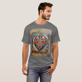 Ruby Pomegranate Heart Steampunk Serie T-Shirt (Vorne ganz)