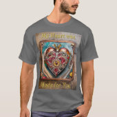 Ruby Pomegranate Heart Steampunk Serie T-Shirt (Vorderseite)