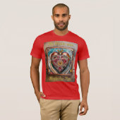 Ruby Pomegranate Heart Steampunk Serie T-Shirt (Vorne ganz)