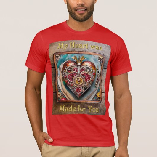 Ruby Pomegranate Heart Steampunk Serie T-Shirt (Vorderseite)